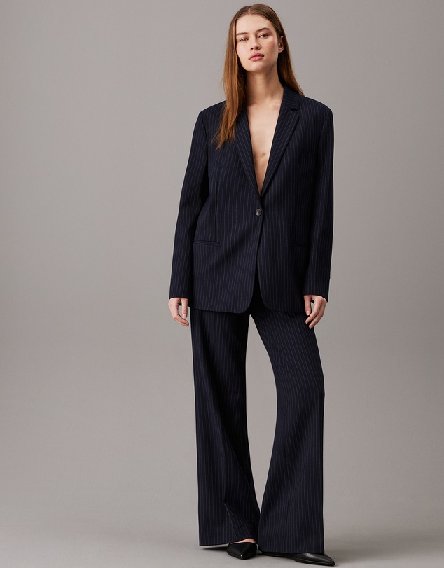 Calvin Klein - Relaxed Pinstripe Blazer