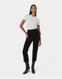 Forcast - Lee Tailored Cropped Pants