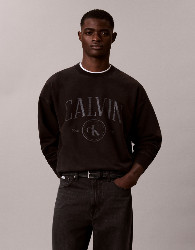 Calvin Klein Jeans - Terry Logo Graphic Relaxed Sweatshirt