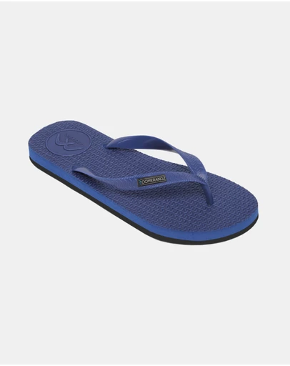 Boomerangz Footwear - Men's Navy/Black Thongs with arch support and 2 x interchangeable straps