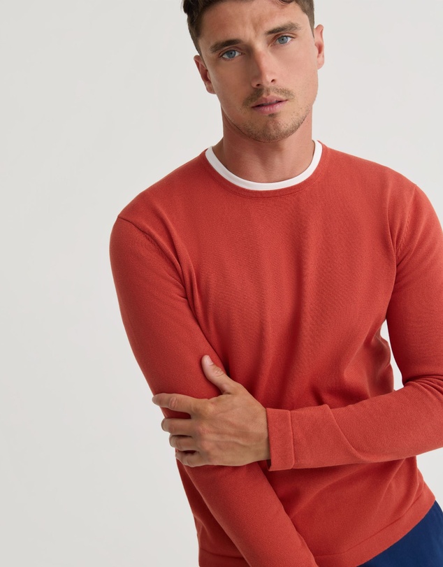 Oxford - Nico Cotton Crew Neck