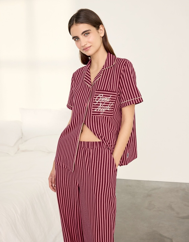 Chelsea Peers - Organic Cotton Good Night Long Pyjama Set