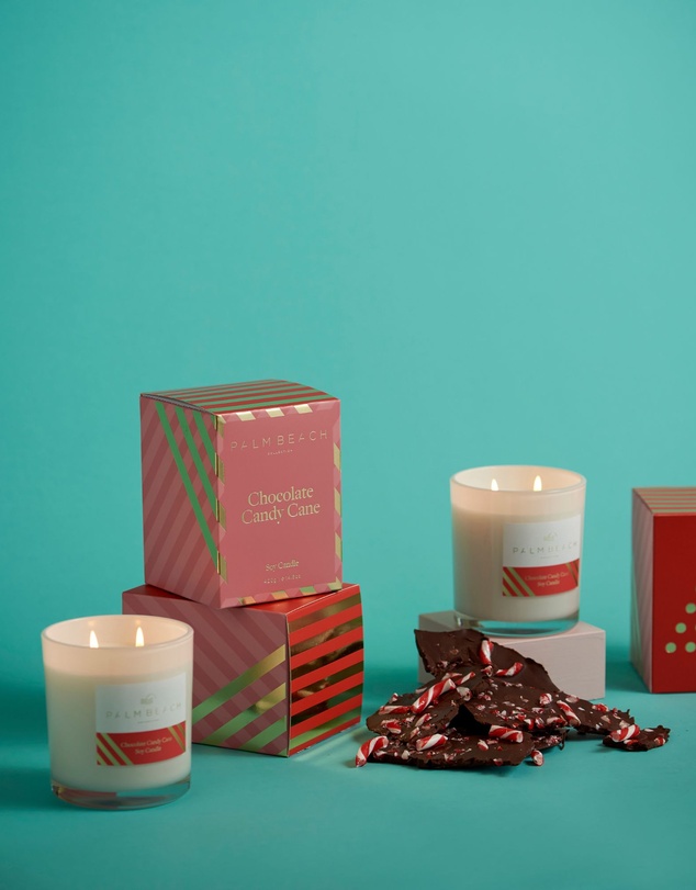 Palm Beach Collection - Chocolate Candy Cane 420g Scented Soy Candle