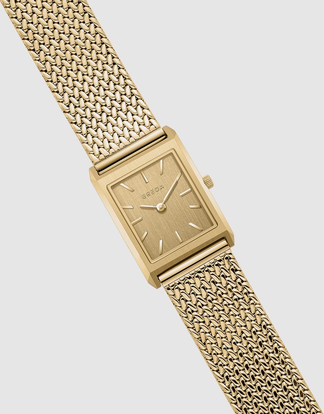 Breda - Virgil Tethered Metal Mesh Watch, 20MM
