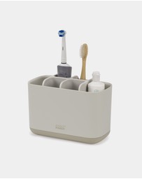Joseph Joseph - EasyStore™ Large Toothbrush Caddy with Matt Finish (Ecru)