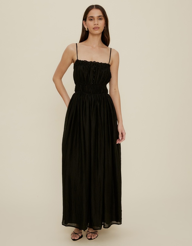 The Fated - Rosie Gathered Midi Dress