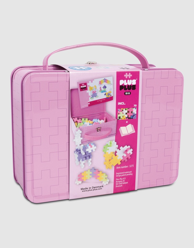 Plus Plus - Plus-Plus - BIG - Metal suitcase Pastel
