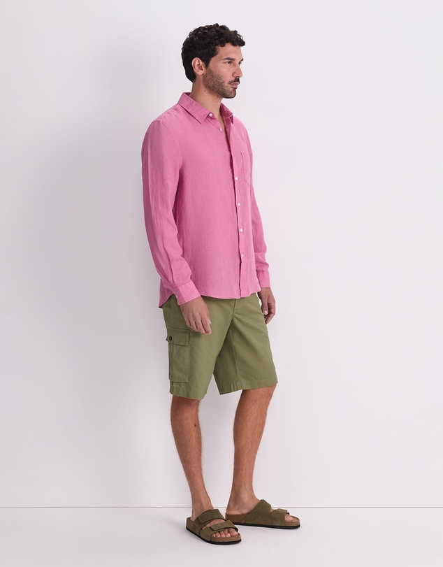 Sportscraft - Linen Long Sleeve Delave Shirt