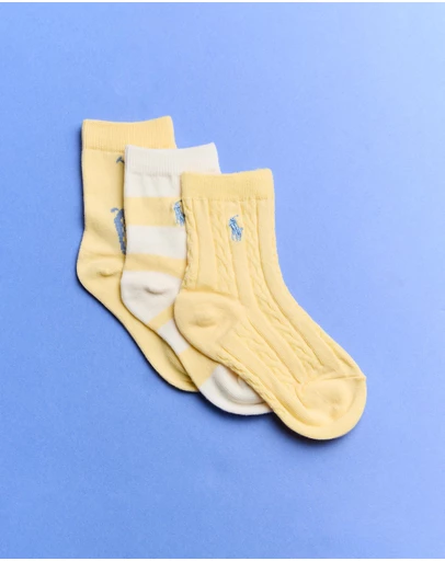 Polo Ralph Lauren - Candyshop Socks 3-Pack - Babies-Kids
