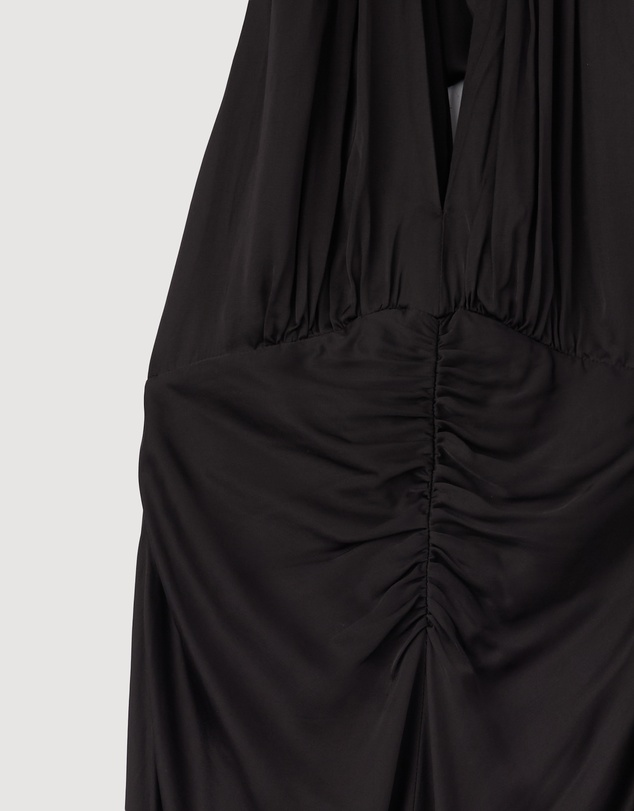 Revibe - Repaired Shona Joy Agnes Halter Neck Maxi Dress - AU 10