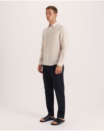 SABA - Anderson Classic Yarn Dyed Linen Shirt