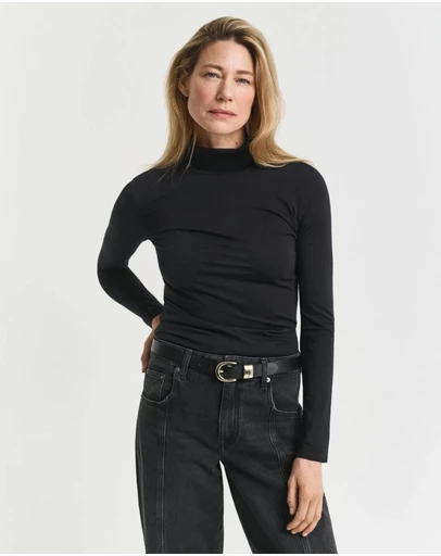 Gant - Lightweight Cotton Turtleneck Top