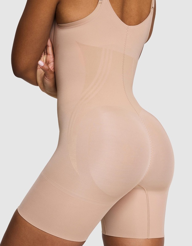 Spanx - Open Bust Midthigh Bodysuit