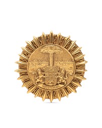 Pre-Loved by Azura Reborn - Pre-Loved Gold Plated Coat of Arms Pin Brooch
