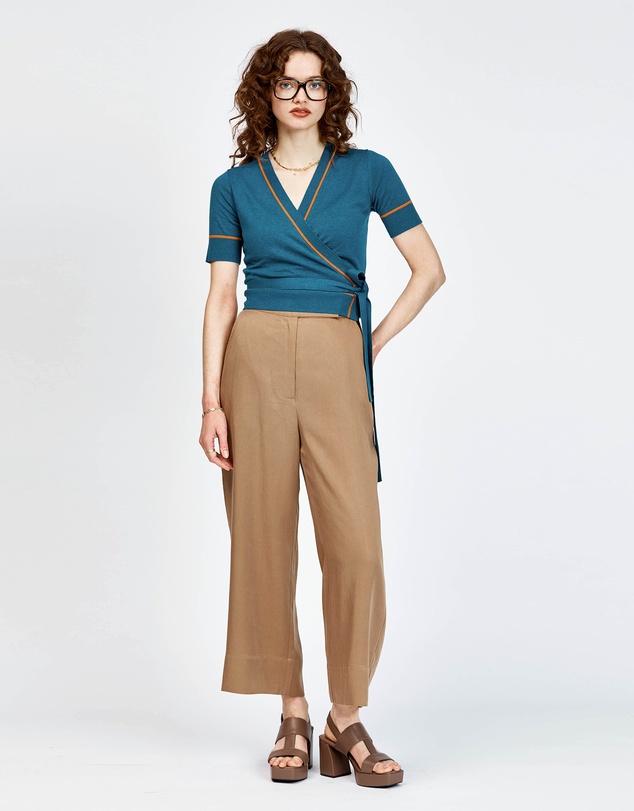 bul - Osprey Wrap Top Teal / Orange
