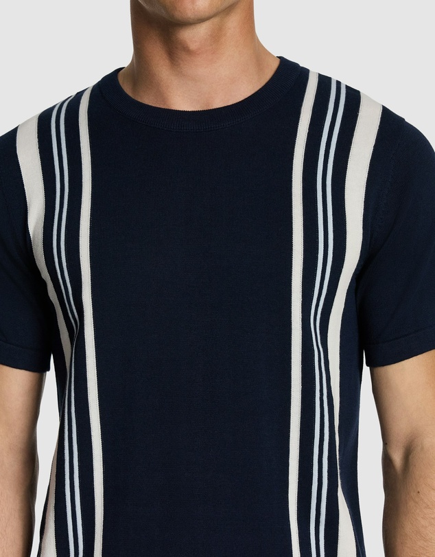 yd. - Strider Stripe Knitted Tee