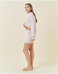 Papinelle - Cosy Cable Cotton Cashmere Short