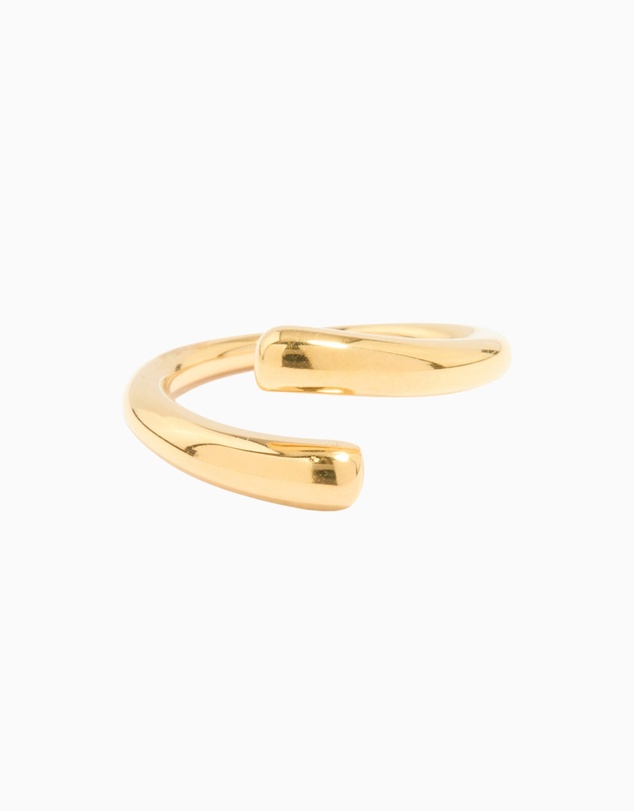 Lovisa - Waterproof Gold Plated Stainless Steel Swirl Wrap Ring