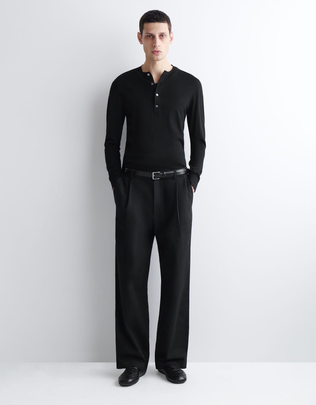 COS - Pleated Relaxed-Fit Wide-Leg Denim Trousers