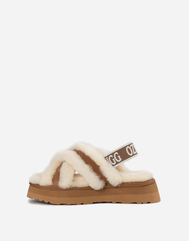 Ozwear Connection Uggs - Ugg Adele Platform Slipper(Elastic Backstrap) (Water Resistant)