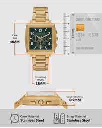 Michael Kors - Rhys Gold Tone Chronograph Watch