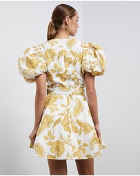 Sofia Irina - Mini Balloon Sleeve Dress