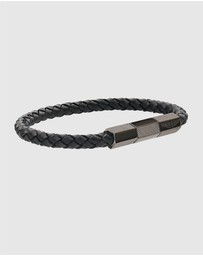 Aston Martin - TKS Gun and Black Braided Leather Bracelet