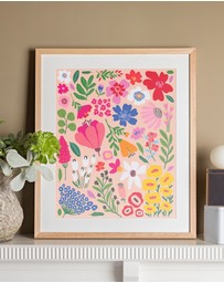 Journey Of Something - Paint by Numbers - Pressed Flowers