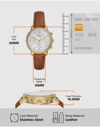 Fossil - Neutra Brown Chronograph Watch