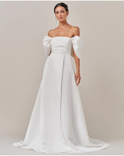 slim fit dress slacks Simple White A-line Midi-length Prom Dress,White Party Gown Y7143 –  Simplepromdress main image 0
