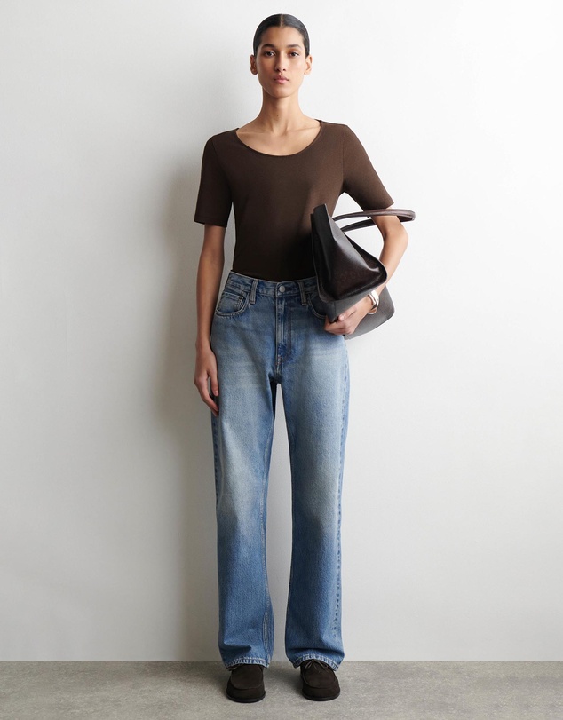 COS - Slim Scoop-Neck Cotton T-Shirt
