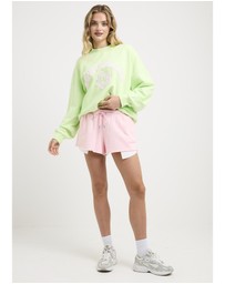 Subtitled - Aloha Cropped Fleece Shorts