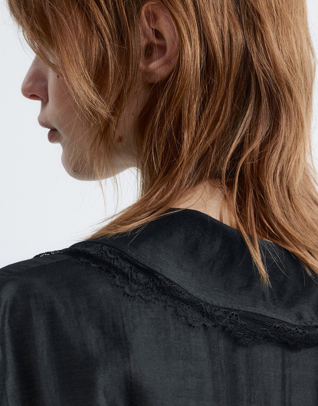 & Other Stories - Long-Sleeve Lace Blouse