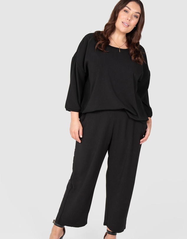 Love Your Wardrobe - Livia Crop Straight Leg Pants