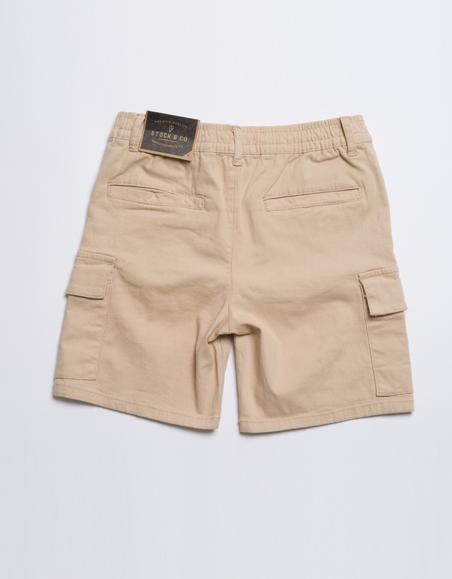 Stock & Co. - Cargo Elastic Waist Stretch Short - Youth