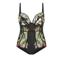 City Chic - Paradiso Print Underwire 1 Piece