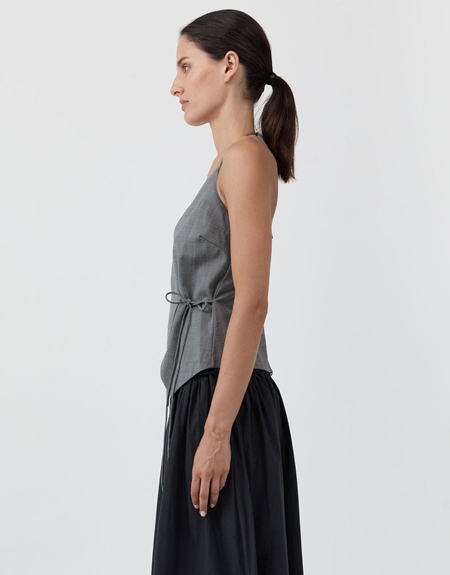 St. Agni - Wool Rouleau Halter Top