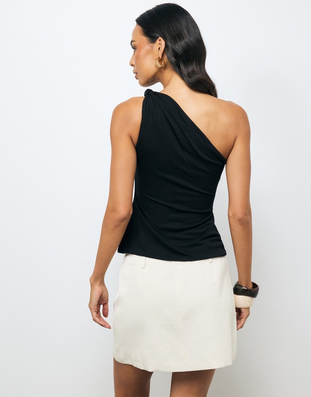 AERE - Manon One Shoulder Top