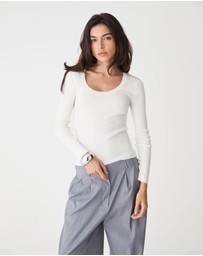 Forcast - Samira Scoop Neck Knit