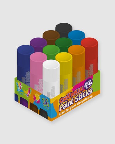 Chunkie Paint Sticks 12-Pack  - Kids