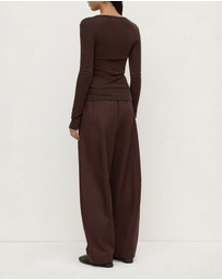 Assembly Label - Nora Merino Wool Henley Top