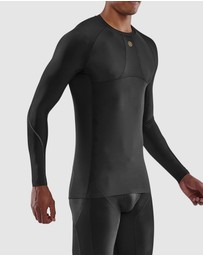 SKINS - SKINS Compression Men's Series-5 Activewear Long Sleeve Top Black