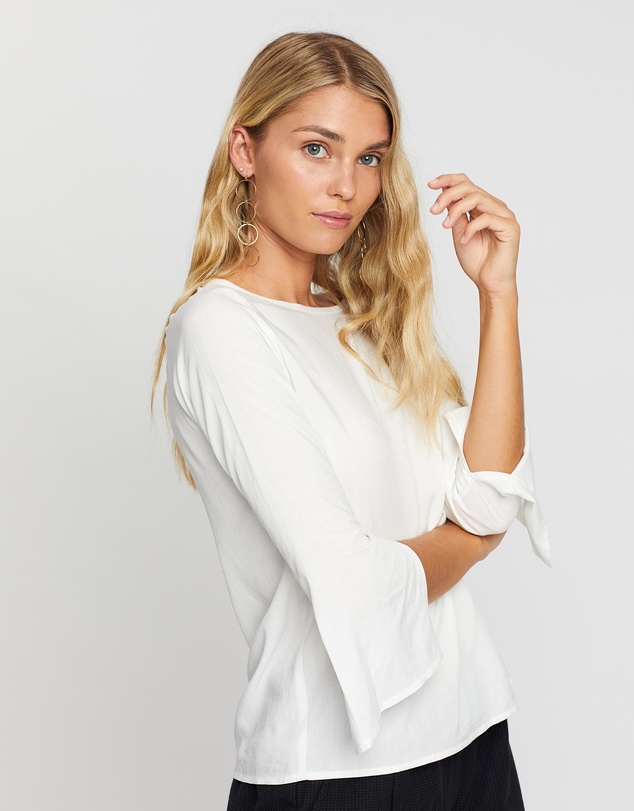 KAJA Clothing - Diana Top-White