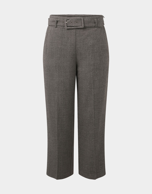 Forcast - Kai Checked Crop Pants