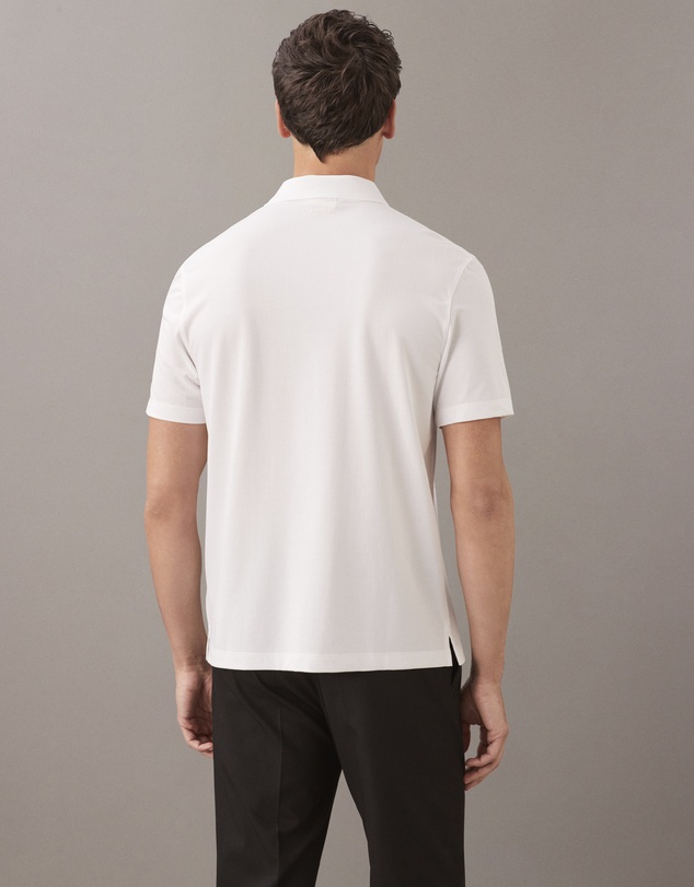Calvin Klein - Tonal Stripe Jacquard Polo Shirt