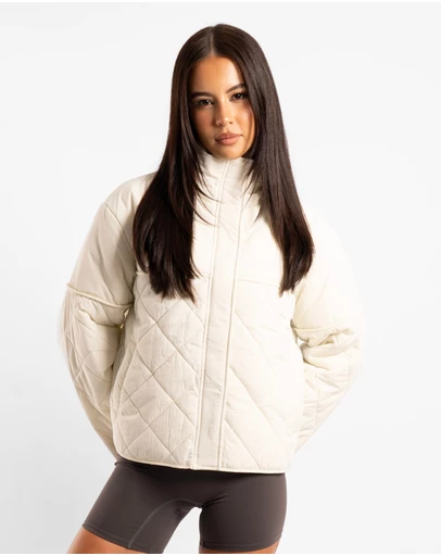 Active Basics - Quilted Puffer - Off-White