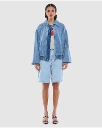 ENA PELLY - Harlow Denim Bomber