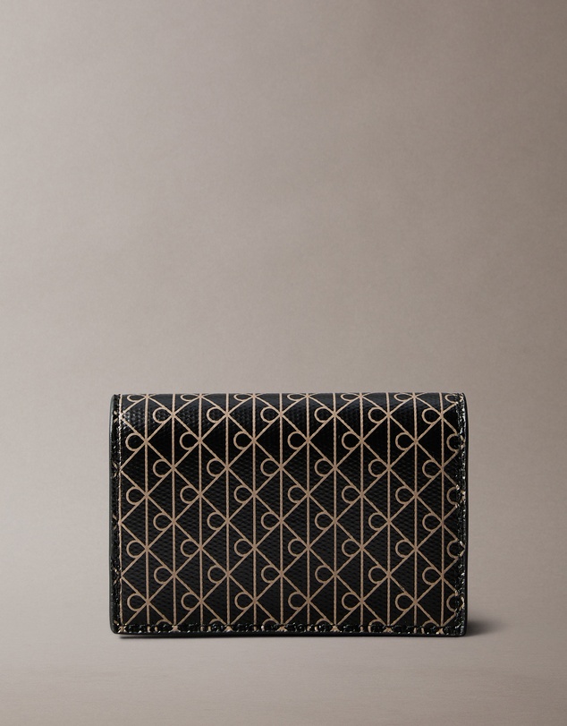 Calvin Klein - Allover Monogram Logo Accordion Card Case