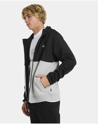 Quiksilver - Mens Burnz Zip-Up Hoodie