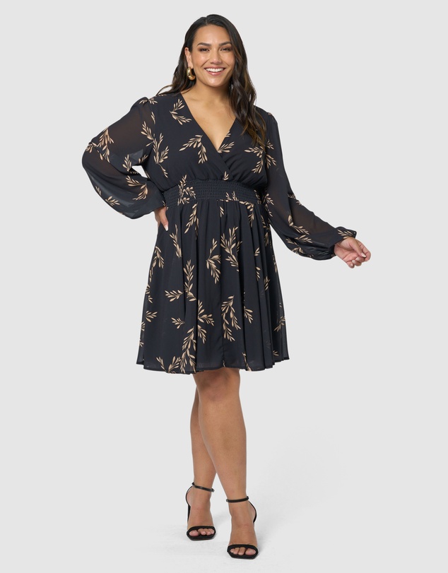 Pink Dusk by Curve Project - Kiss Kiss Midi Dress